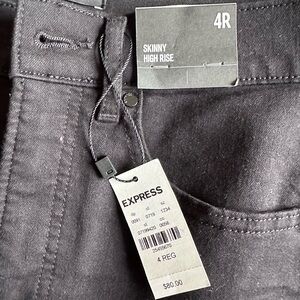 Sz 4 express skinny high rise black